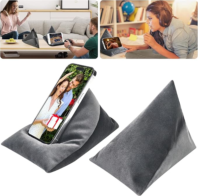 Lanfly Sitzsack Handy-Ständer Kissen 21x16 cm für Smartphone & E-Book Reader 2020