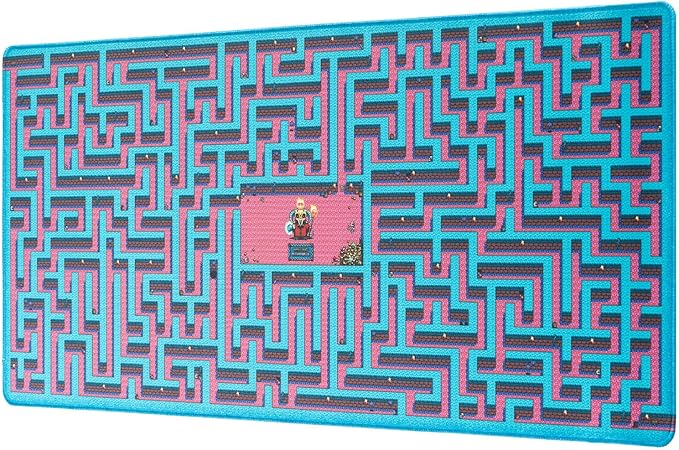 Grupo Erik Gaming Mauspad XXL Gameration Maze 80x35 cm rutschfest wasserabweisend Mousepad groß für PC Gaming – MGGE067