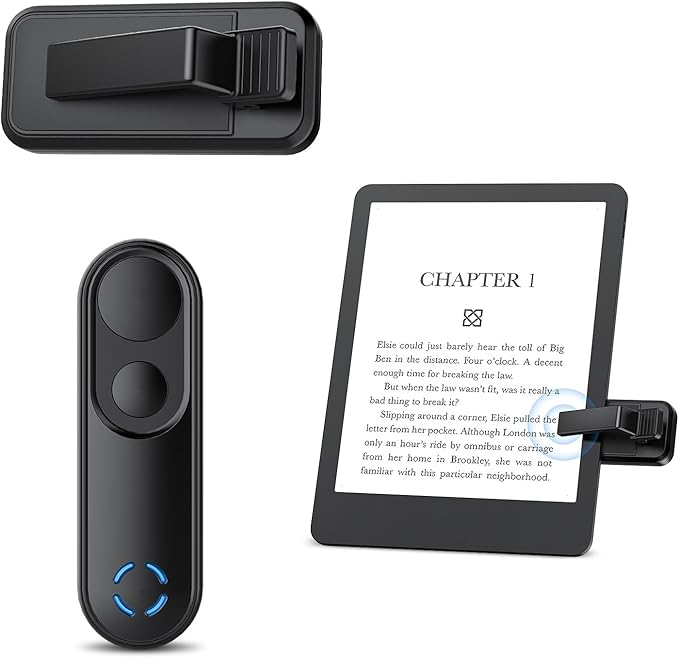 Bakeey SPT-1 RF Fernbedienung Seitenwender für Kindle, Paperwhite, iPad & Android Tablets, Schwarz