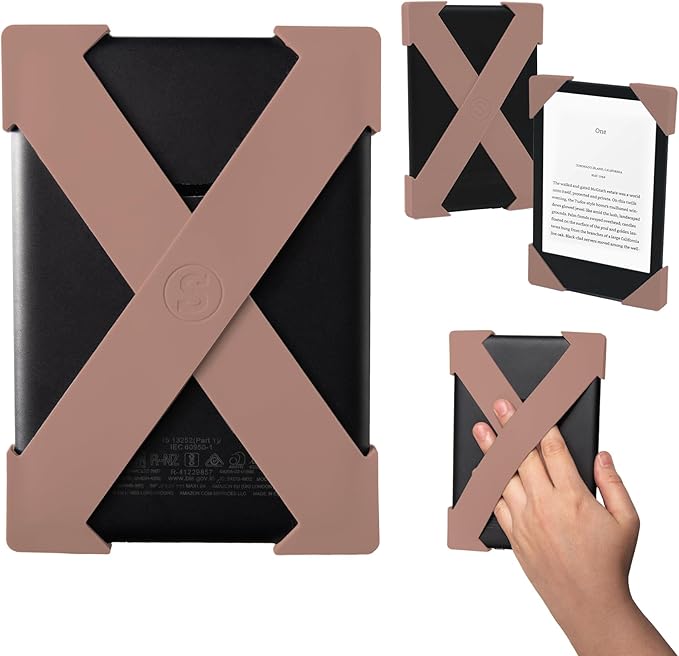 Strapsicle Handriemen für Kindle & Kobo – Paperwhite 2024 & 2021, Signature, Colorsoft – 2 Riemen – Leichter Griff für Lesekomfort – Groß